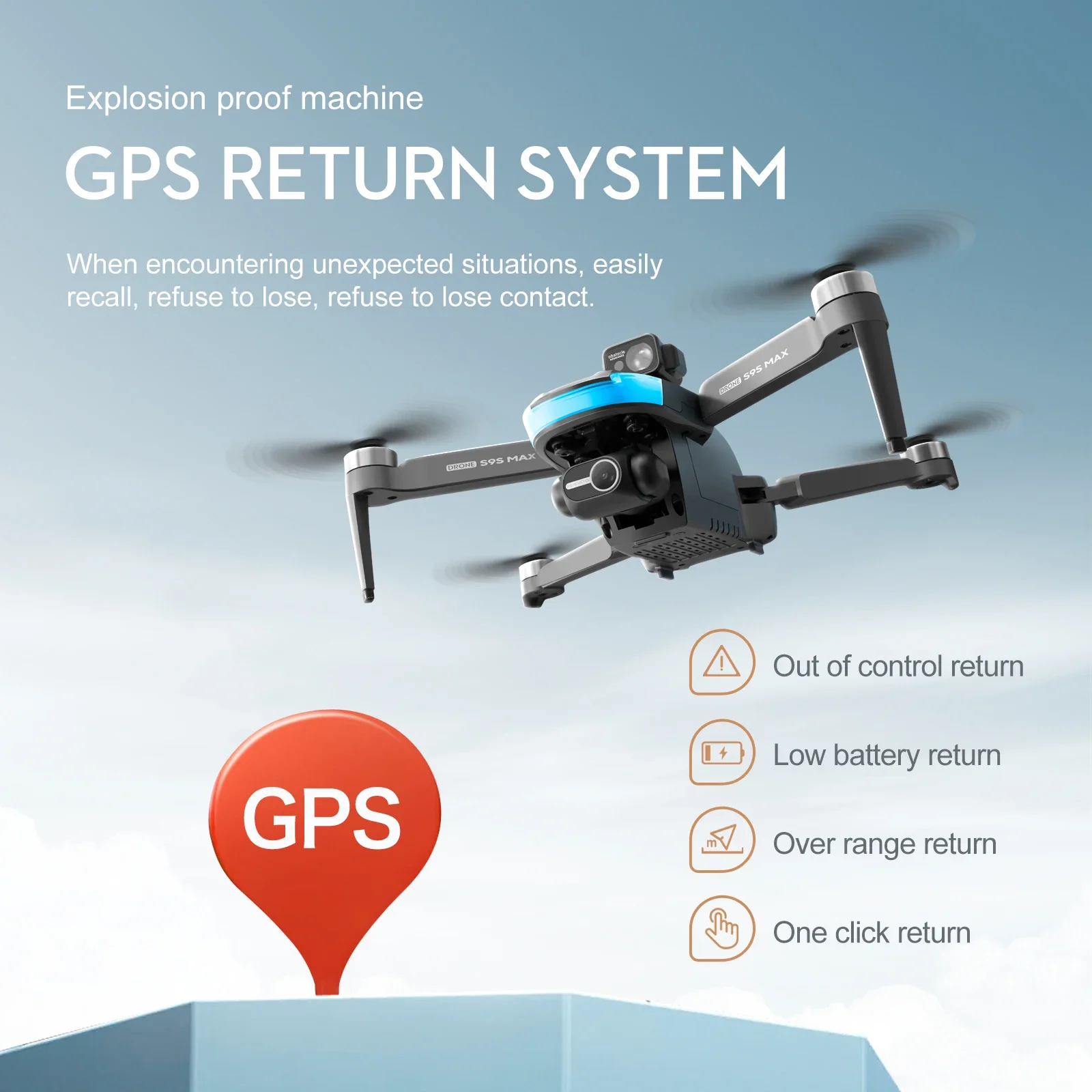 NEW S9S MAX MINI Drone 4K 2-Ax - đánh giá và giá Drone Camera With Gimbal