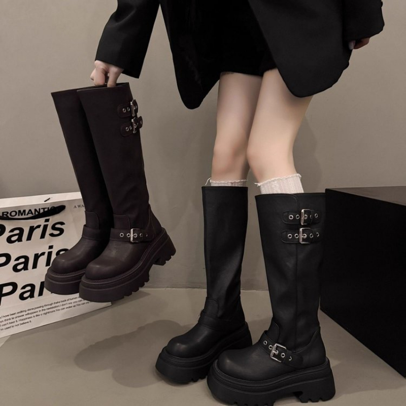 Women Chunky Platform Knee Hig - đánh giá và giá Drone Camera Stabilized