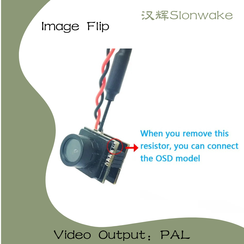 Slonwake 5.8G 48CH 25mW FPV VT - đánh giá và giá Drone Camera Wide Angle