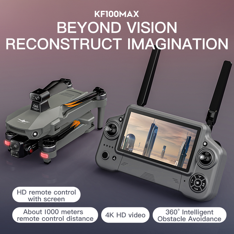 KF100 MAX GPS Drone 4K Camera  - đánh giá và giá Drone Camera With Gimbal