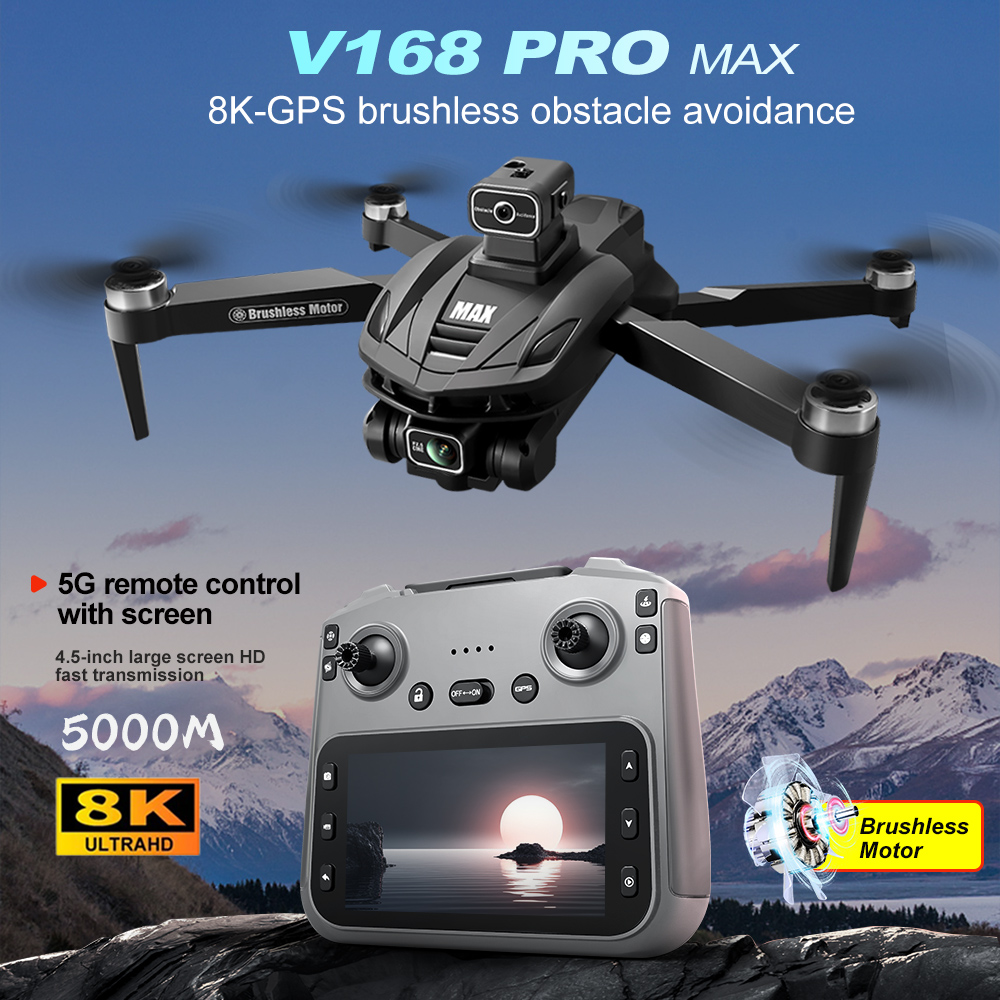 V168 PRO Max GPS Drone 8K Prof - đánh giá và giá Drone Camera Professional