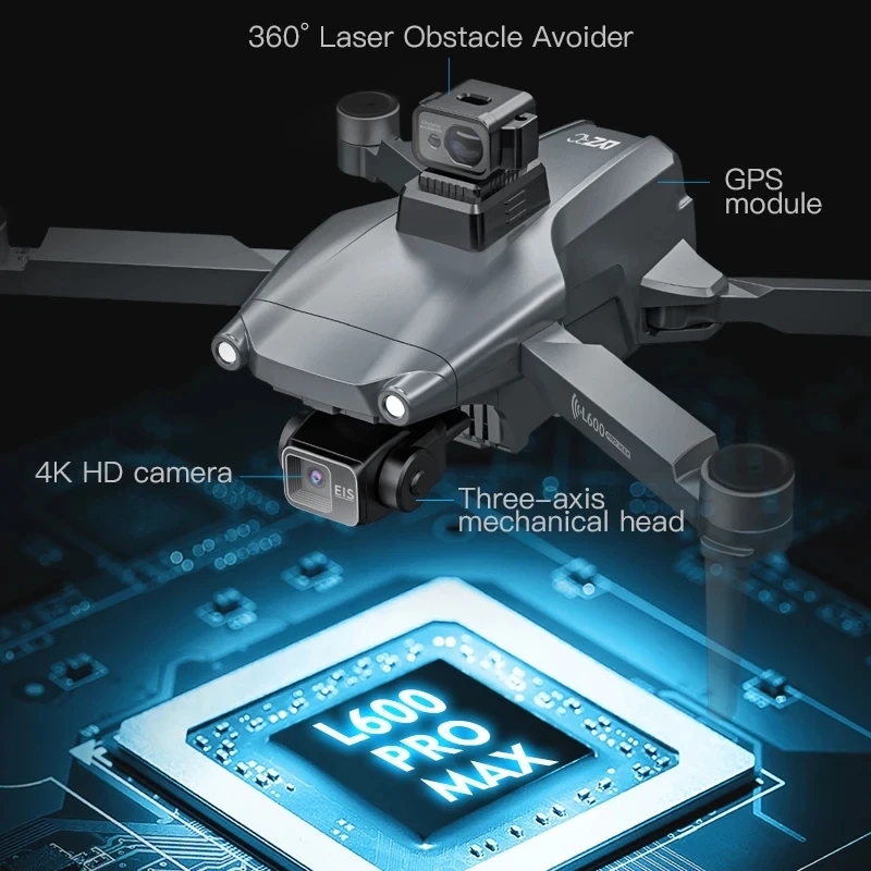 L600 PRO MAX GPS Drone Profess - đánh giá và giá Drone Camera With Gimbal