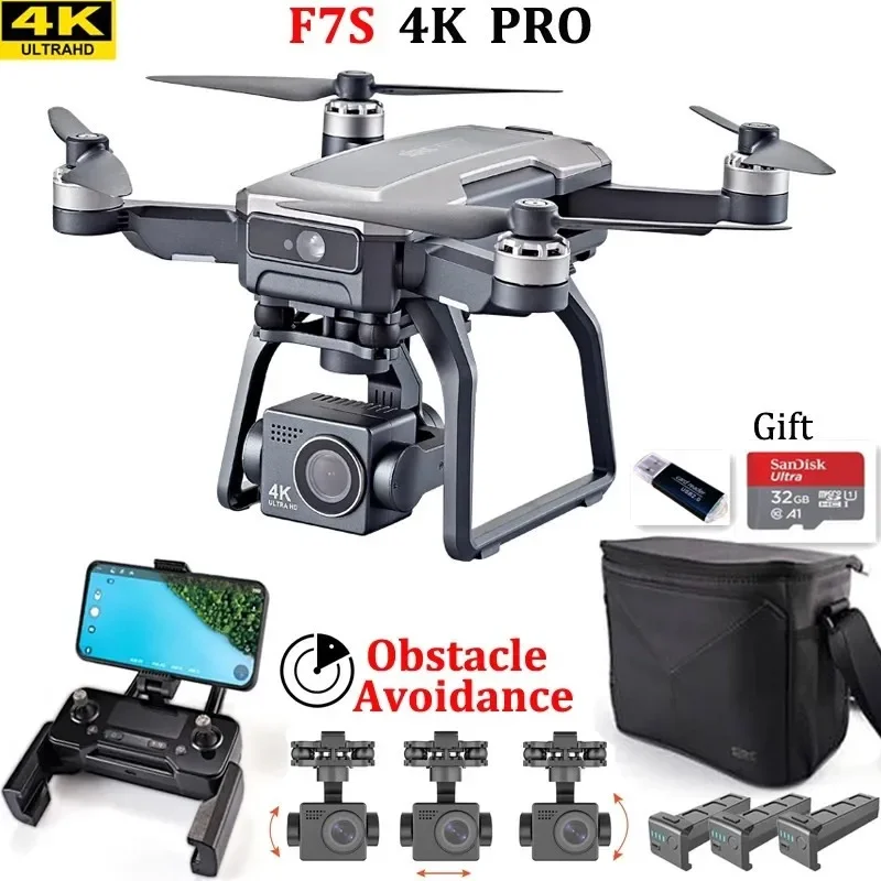 SJRC F7s 4K PRO Drone 4K obsca - đánh giá và giá Drone Camera With Gimbal
